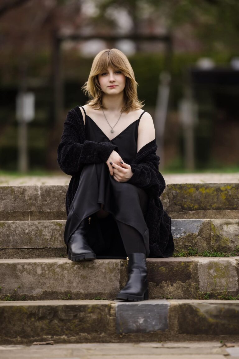 Emerson-Allentown Rose Garden Senior Portrait