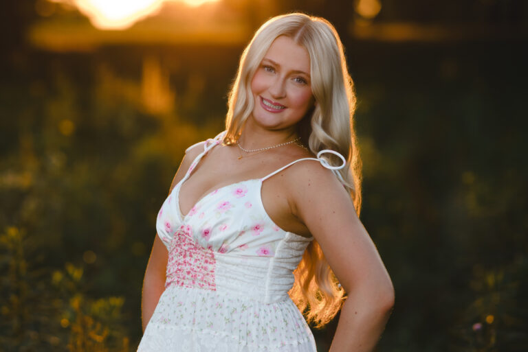 Senior Portraits at Louise Moore County Park: Lindsay’s Golden Hour Session in Easton, PA