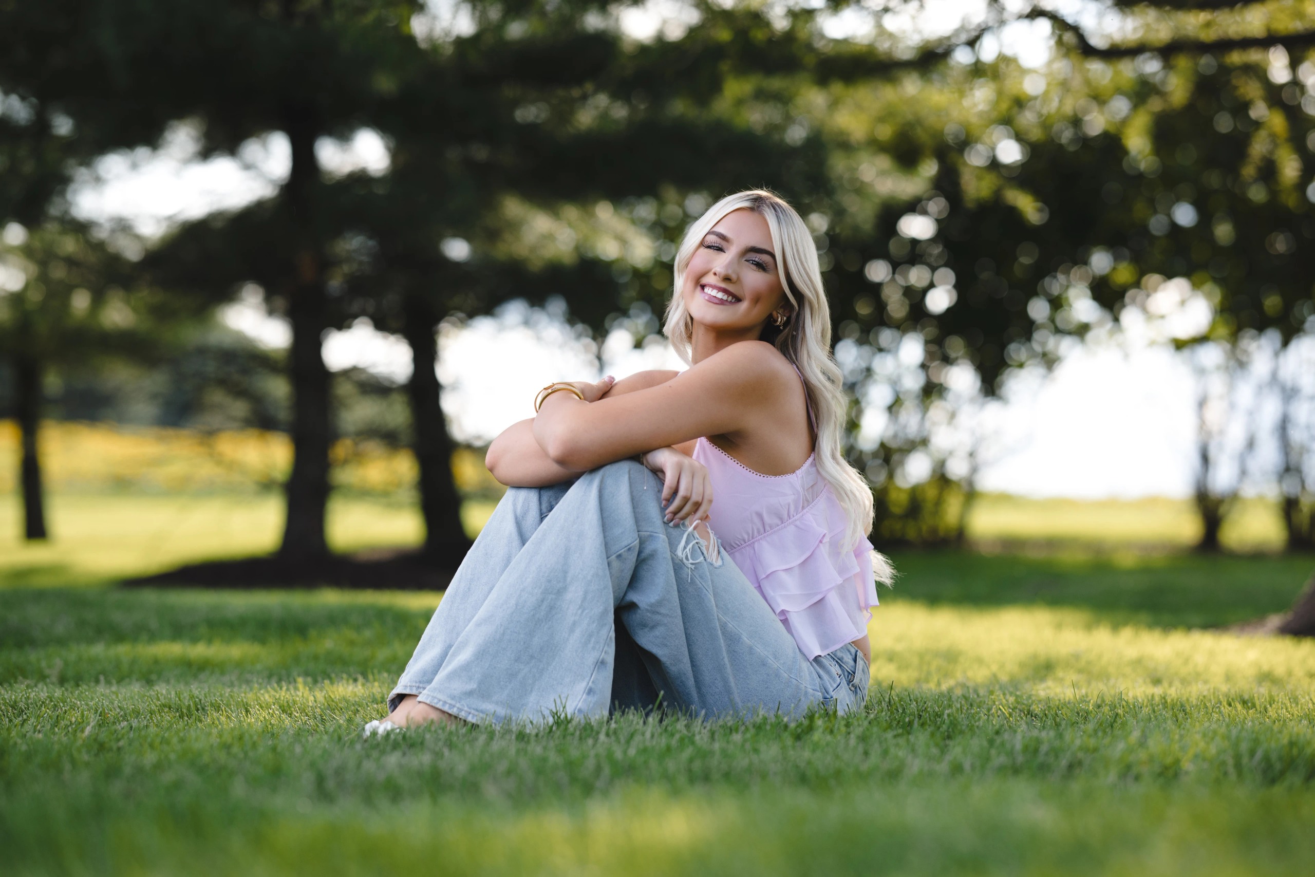 Sierra’s Senior Session at St. Lukes Anderson Campus Gardens in Easton, PA